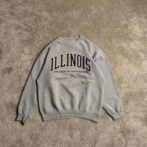 VINTAGE OARSMAN MADE IN USA "ILLINOIS" SWEATSHIRT